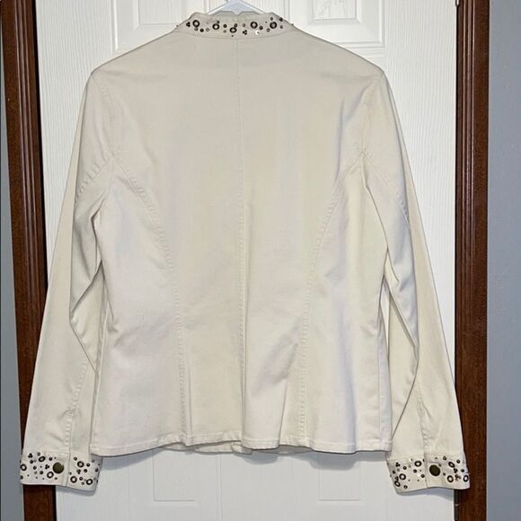 Susan Bristol TWO (2) Piece | Safari Line | Jacket and Matching Top Size 8 - Picture 13 of 16